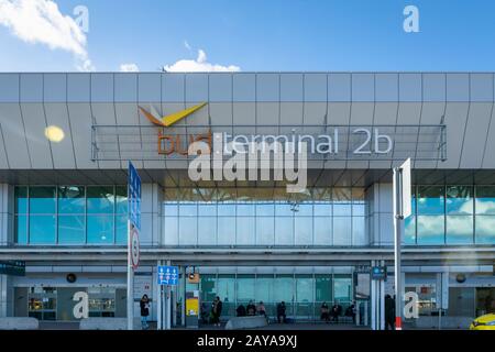 Budapest Ferenc Liszt International Airport Terminal 2b, Hungary Stock ...