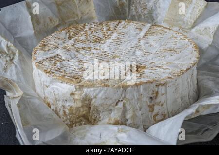 Camembert cheese from Normandy, Camembert de Normandie Stock Photo