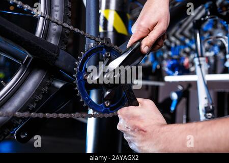 bicycle crank repair