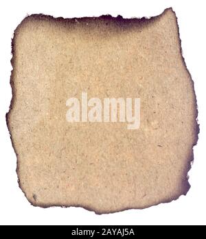 Burned paper Stock Photo