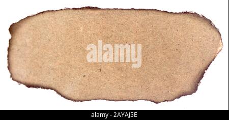 Burned paper Stock Photo