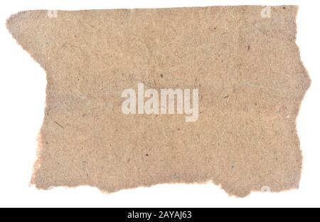 Paper on white Stock Photo