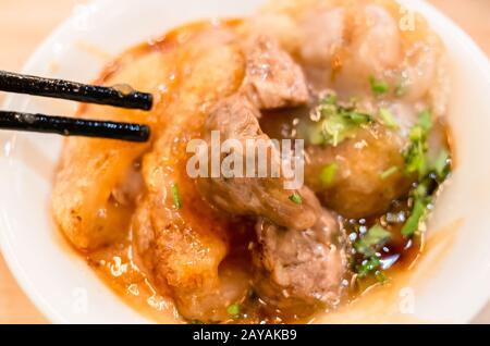 Taiwanese Meatballs snacks Stock Photo