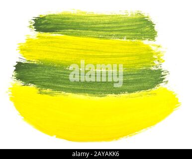 Watercolor on white Stock Photo