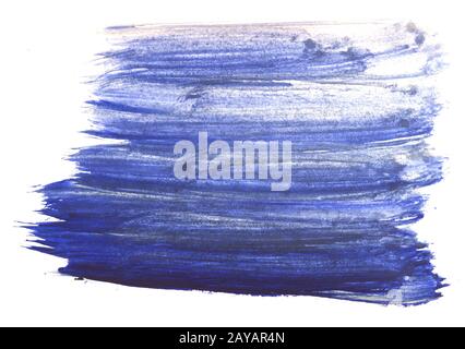 Watercolor on white Stock Photo