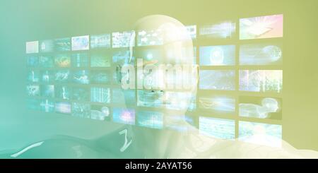 Video Archives Concept Stock Photo