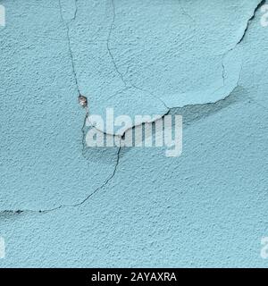 Paint peeling of from the wall Stock Photo