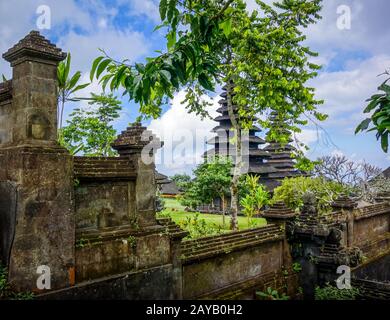 Pura Besakih temple on mount Agung, Bali, Indonesia Stock Photo