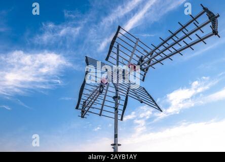 Sky satellite / cable tv program guide on CRT screen Stock Photo - Alamy