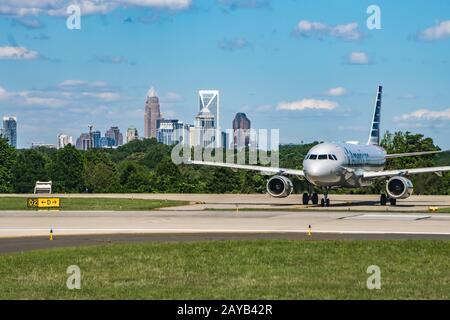 scenes from charlotte north carolina airport Stock Photo