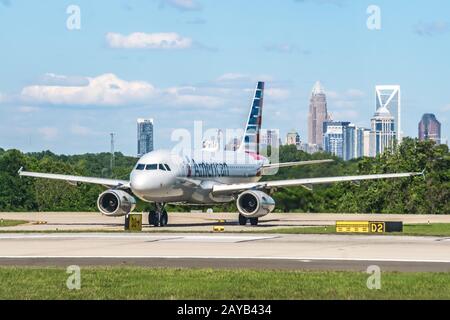 scenes from charlotte north carolina airport Stock Photo