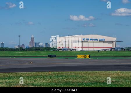 scenes from charlotte north carolina airport Stock Photo