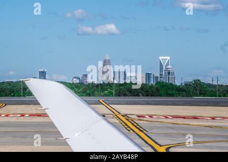 scenes from charlotte north carolina airport Stock Photo