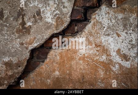 Old grunge brick wall. Nice vintage background. Stock Photo