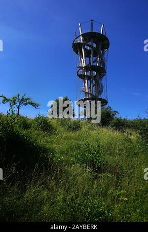 Tower in the Schönbuch-Forest, Germany, Baden Württemberg Stock Photo