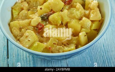 Lauki Ki Sabji Stock Photo Alamy