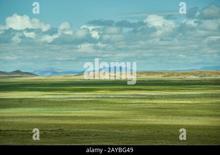 Mountain plateau in the area Zavkhan River Stock Photo