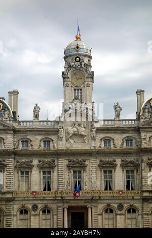 City Hall of Lyon Stock Photo