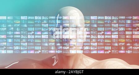 Video Archives Concept Stock Photo