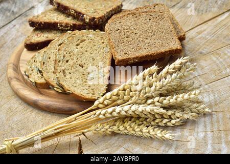 Different types of bread Stock Photo