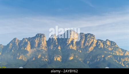mount lushan landscape of wulao peak Stock Photo
