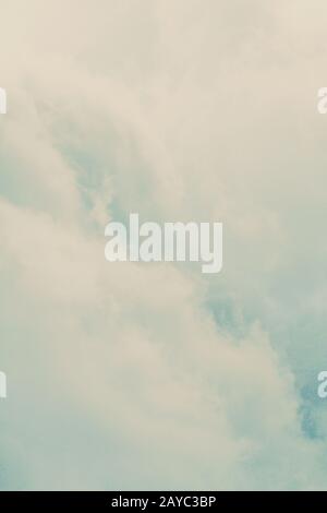 soft white clouds close up Stock Photo