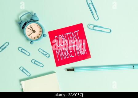 Conceptual hand writing showing It S All About Content. Concept meaning ...