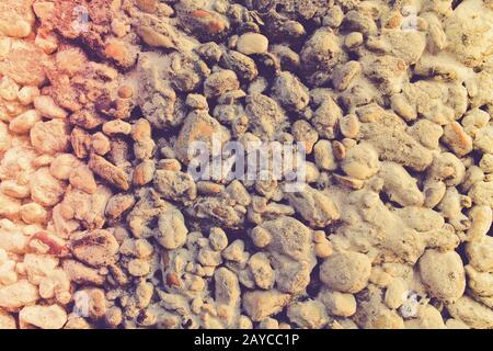 a close up of a gravel background Stock Photo