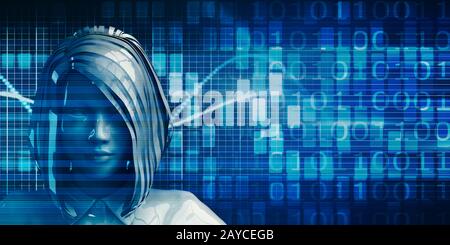 Empowered By Using Data Analytics Technology Stock Photo