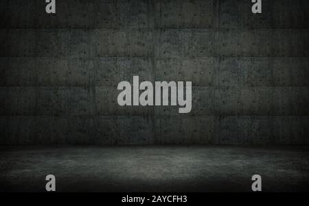 Empty space grungy concrete wall Stock Photo