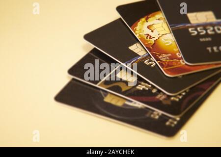 Credit cards Stock Photo