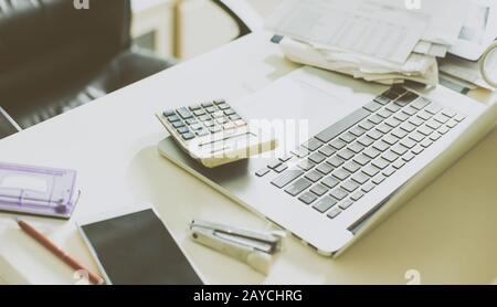 Calculator Stock Photo