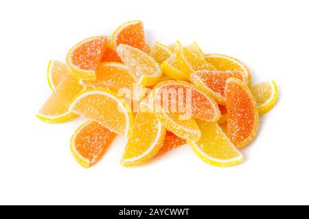 Sweet fruit lemon marmalade Stock Photo