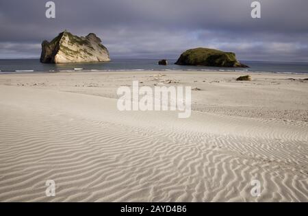 Farewell Spit New Zealand Stock Photo