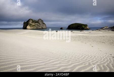 Farewell Spit New Zealand Stock Photo