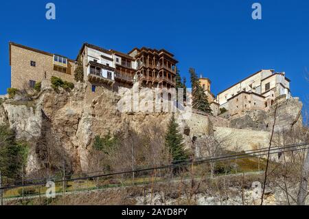 Hanging houses, Cuenca, Spain Stock Photo