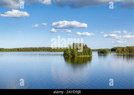 Landscape on the river Vyg, Russia Stock Photo - Alamy