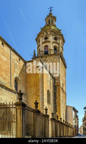 Church of the Crucifix, Puente la Reina, Spain Stock Photo