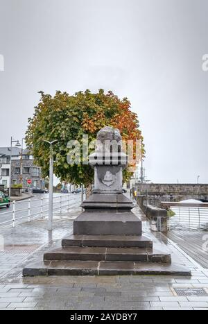 Treaty Stone, Limerick, Ireland Stock Photo