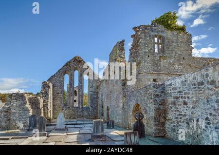 Cong Abbey, Ireland Stock Photo