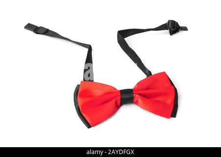 Red bow tie Stock Photo