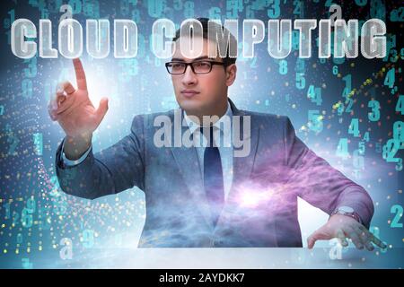 Concept of cloud edge and fog computing Stock Photo