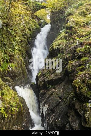 Lake District - Aira Force Waterfalls Stock Photo