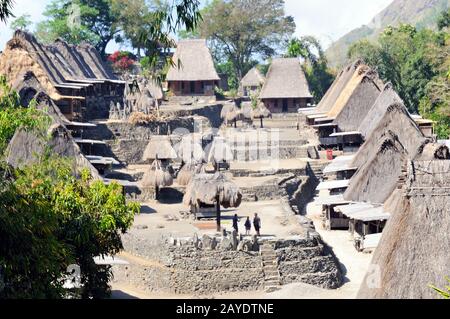 Bena in Flores Indonesia Stock Photo