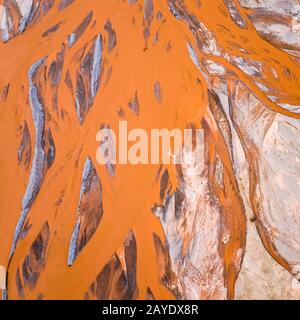 beautiful orange riverbed Stock Photo