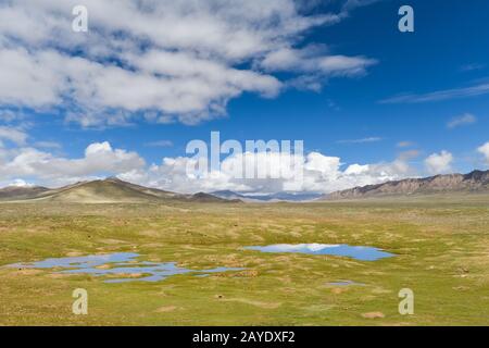 beautiful natural scenery in qinghai-tibet plateau Stock Photo
