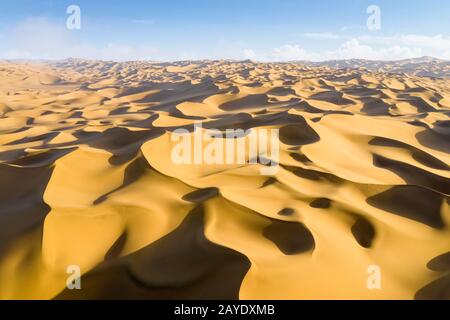 beautiful desert landscape at dusk Stock Photo