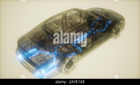 Exhaust System Visible in Car Stock Photo