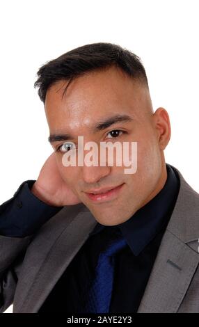 Portrait of a east Indian young man Stock Photo