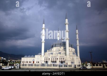 hala sultan camii mosque stock photo alamy